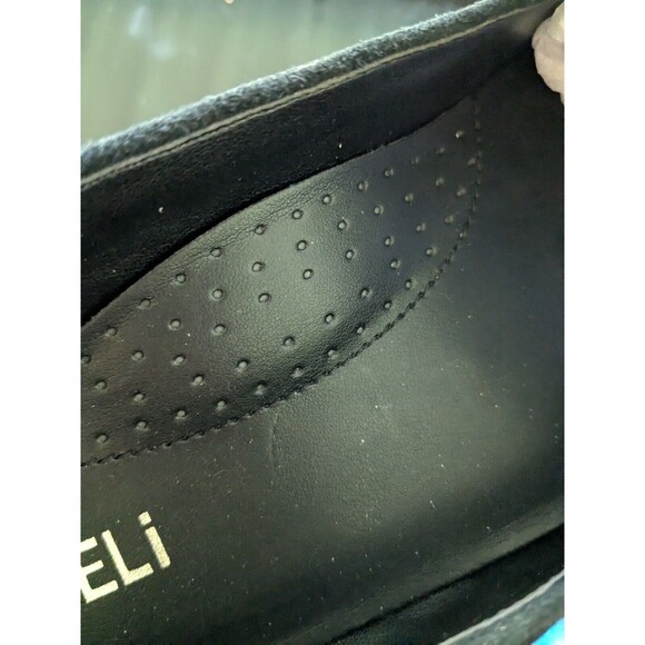 VANELi Quilted Flats Women's 8.5 W Studs Comfort Faux Suede Embellished Black - Picture 8 of 9